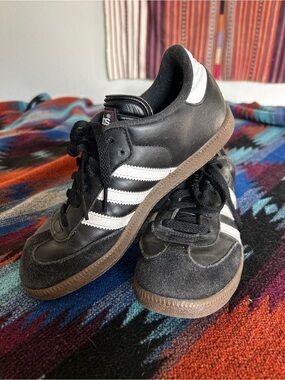 Adidas Samba Black and White Classic Low-Top Sneakers